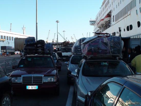 Départ pour la Tunisie