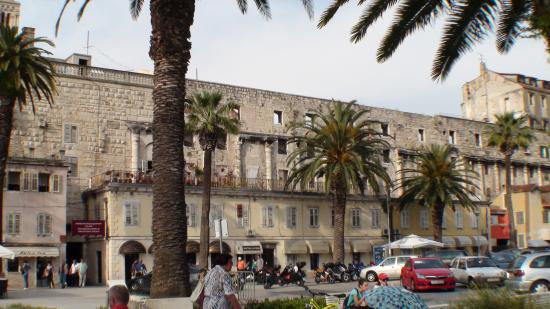 Noyau historique de Split avec le palais de Dioclétien